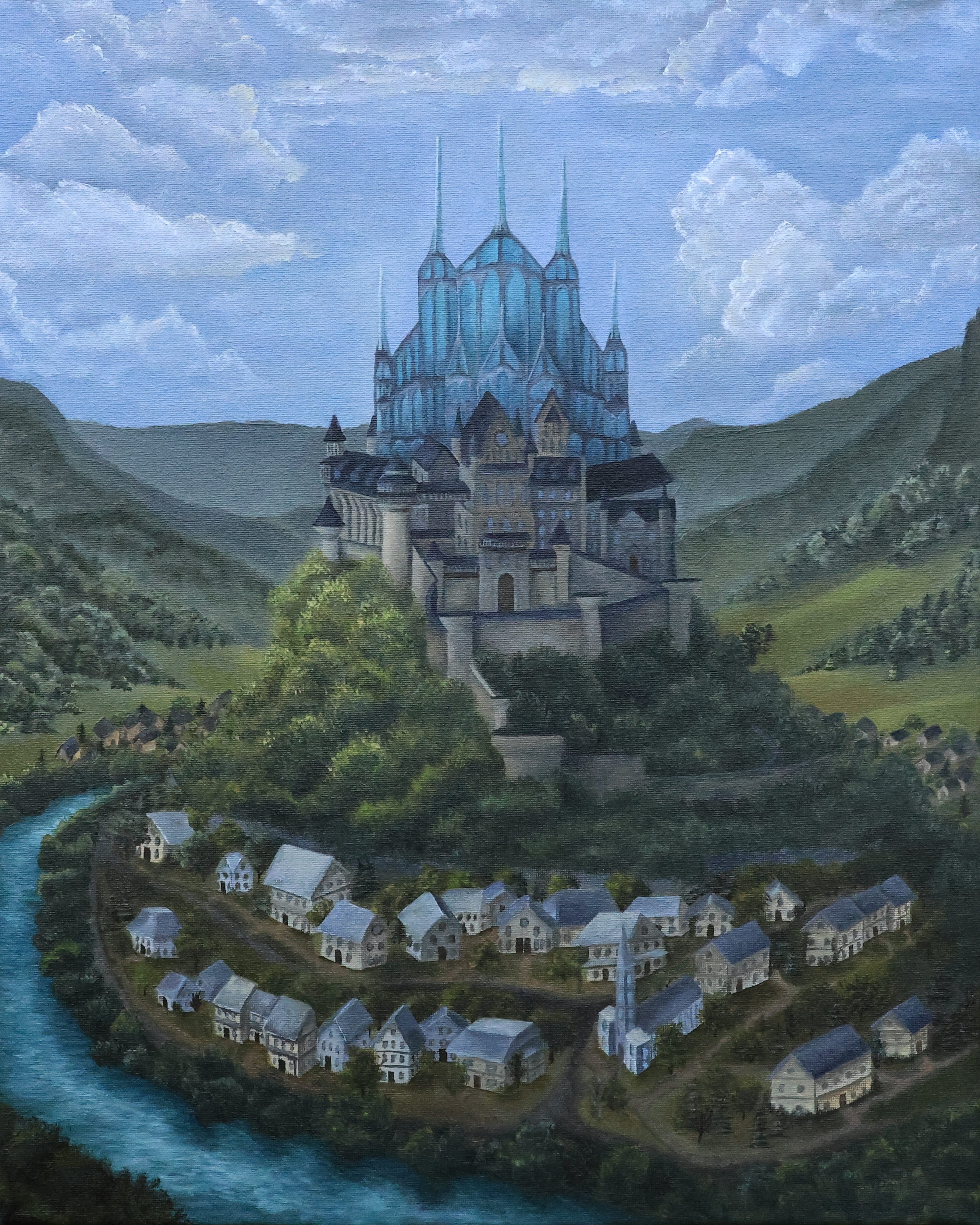 Fantasy Castle - Original Painting