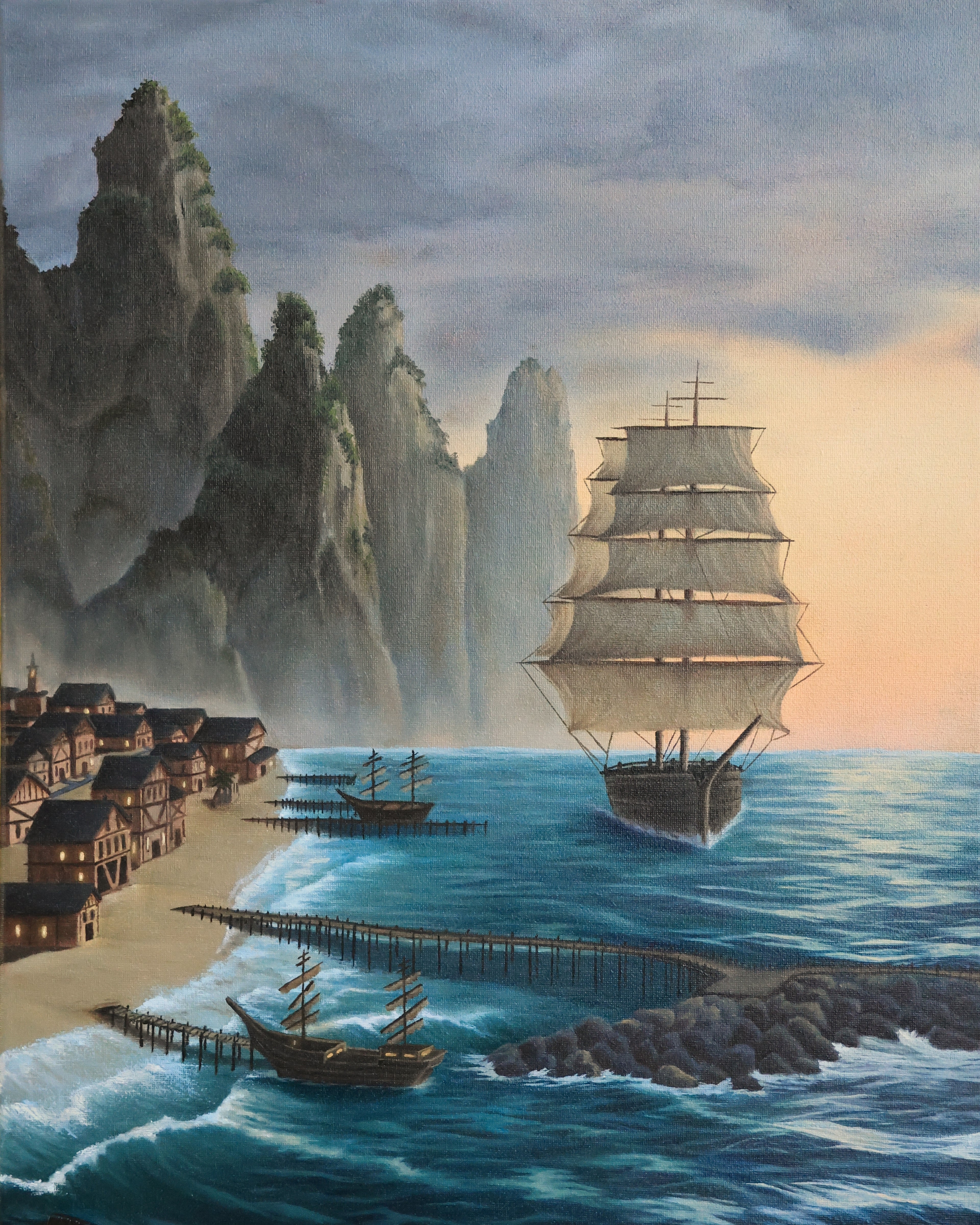 Pirates Bay - Original Painting