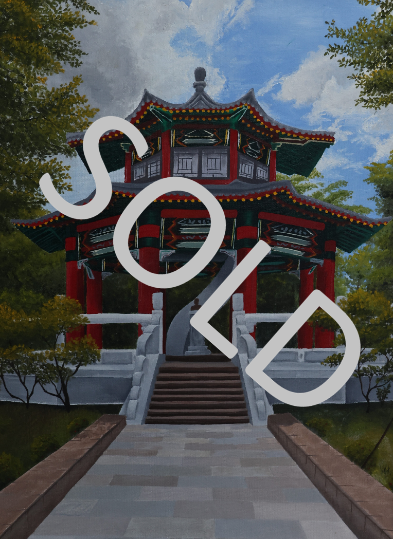 Taiwan Temple - Original Painting